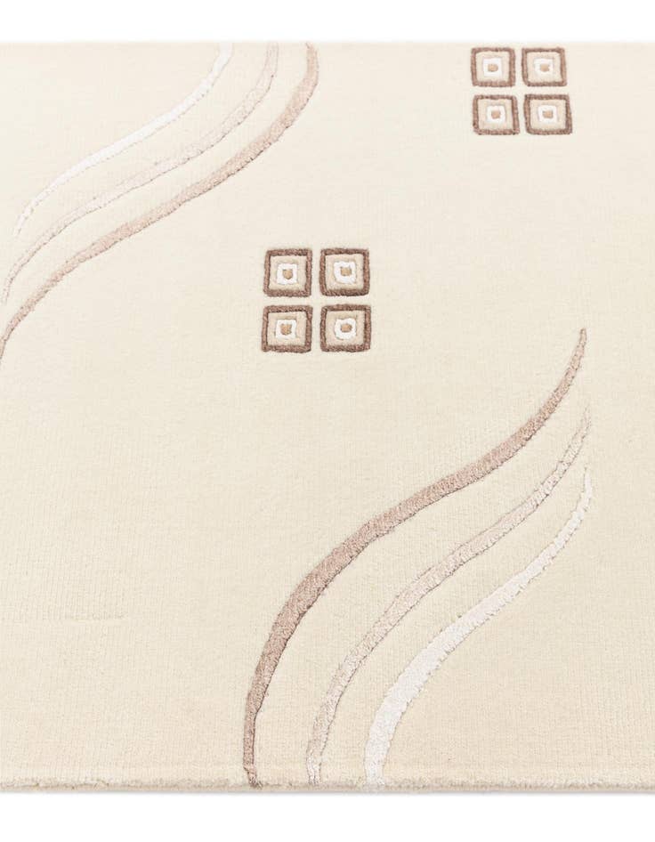 Detail image of  2' 7 x 9' 6  Hand Knotted Darya Wool Runner Rug