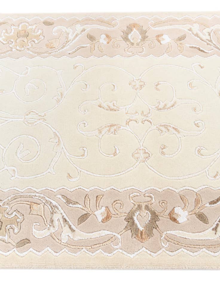 Detail image of  2' 10 x 9' 9  Hand Knotted Darya Wool Runner Rug