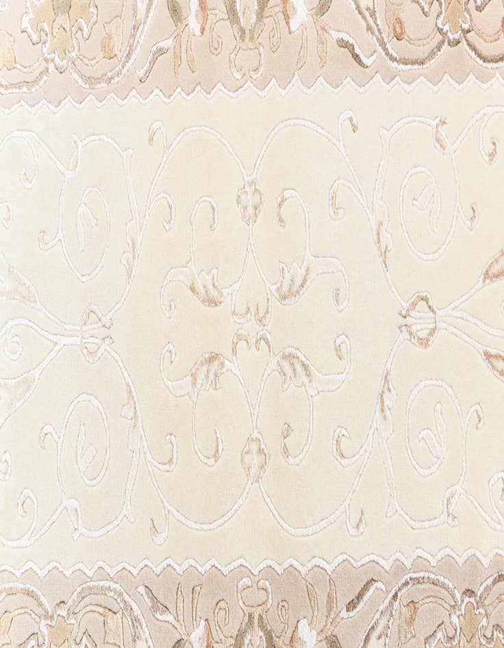 Detail image of  2' 10 x 9' 9  Hand Knotted Darya Wool Runner Rug