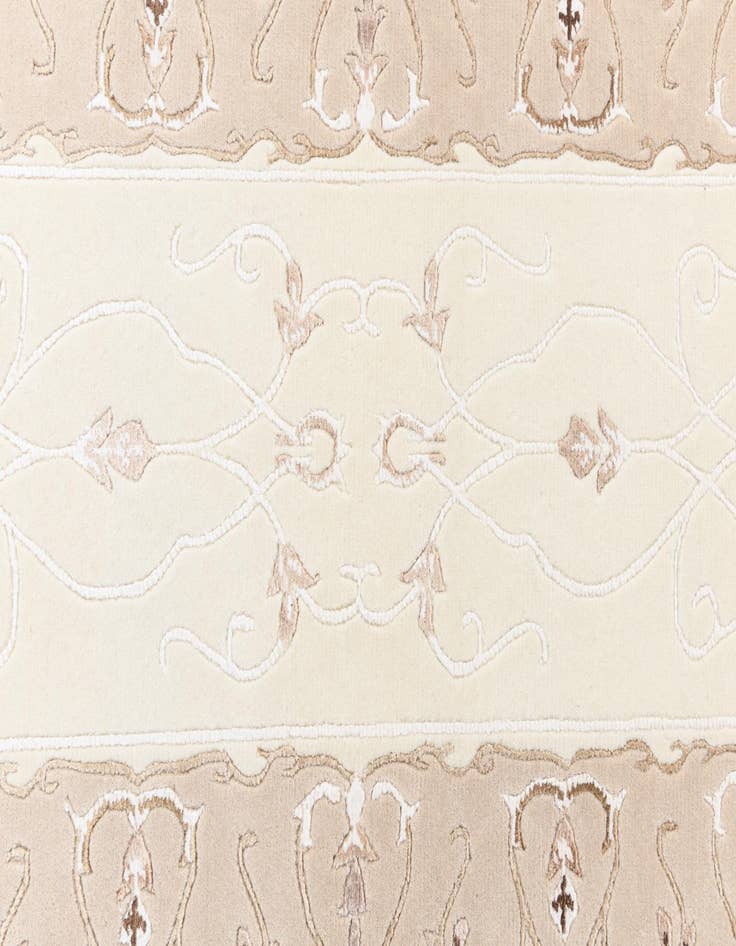 Detail image of  2' 7 x 10'  Hand Knotted Darya Wool Runner Rug