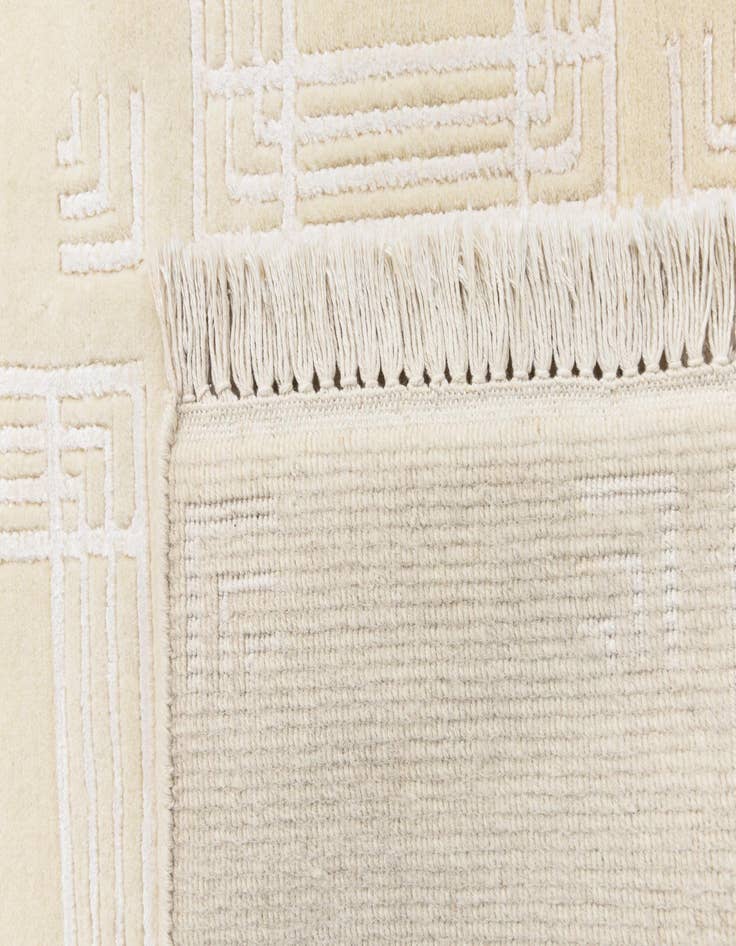 Detail image of  2' 8 x 9' 9  Hand Knotted Darya Wool Runner Rug