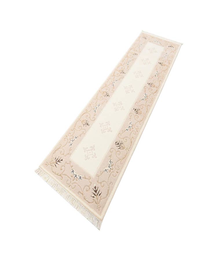 Detail image of  2' 10 x 9' 6  Hand Knotted Darya Wool Runner Rug