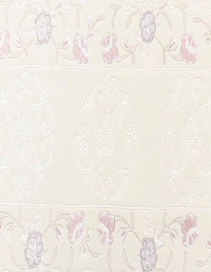 Detail image of  2' 10 x 9' 11  Hand Knotted Darya Wool Runner Rug