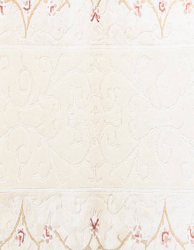 Detail image of  2' 8 x 9' 10  Hand Knotted Darya Wool Runner Rug