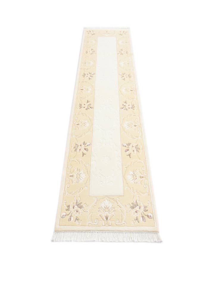 Detail image of  2' 9 x 10'  Hand Knotted Darya Wool Runner Rug