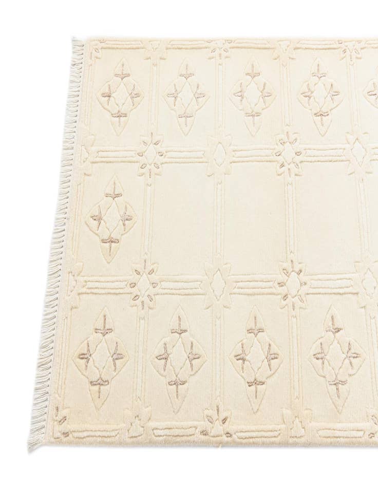 Detail image of  2' 11 x 9' 9  Hand Knotted Darya Wool Runner Rug