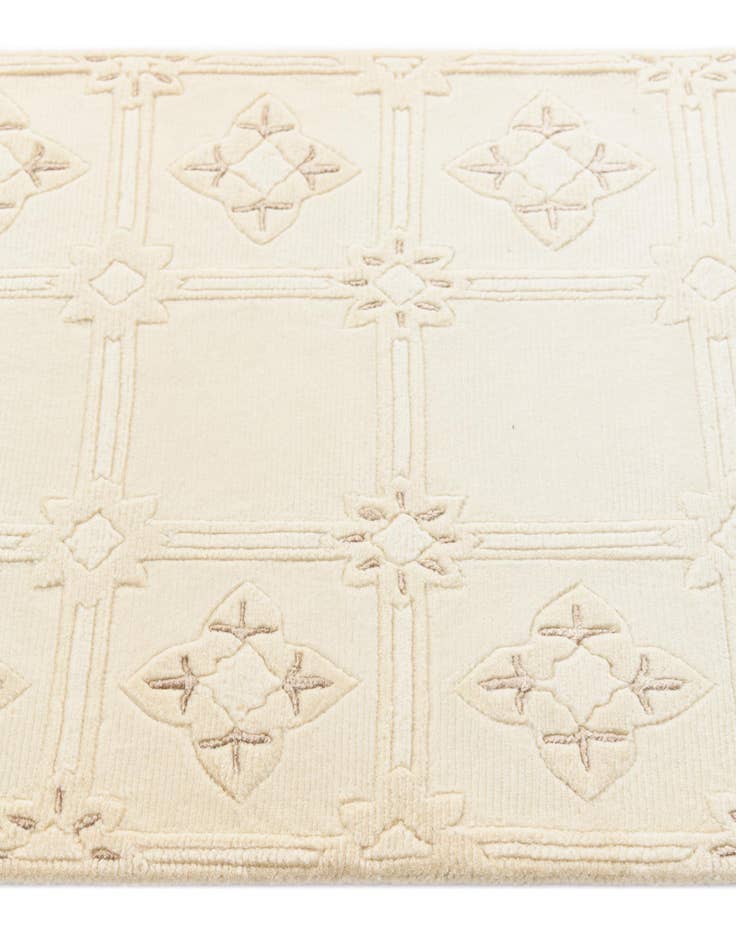 Detail image of  2' 11 x 9' 9  Hand Knotted Darya Wool Runner Rug