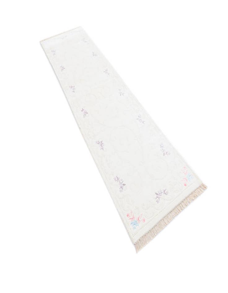 Detail image of  2' 7 x 9' 9  Hand Knotted Darya Wool Runner Rug