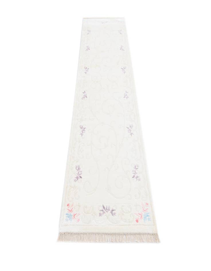 Detail image of  2' 7 x 9' 9  Hand Knotted Darya Wool Runner Rug