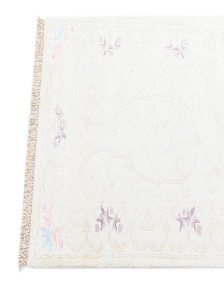 Detail image of  2' 7 x 9' 9  Hand Knotted Darya Wool Runner Rug