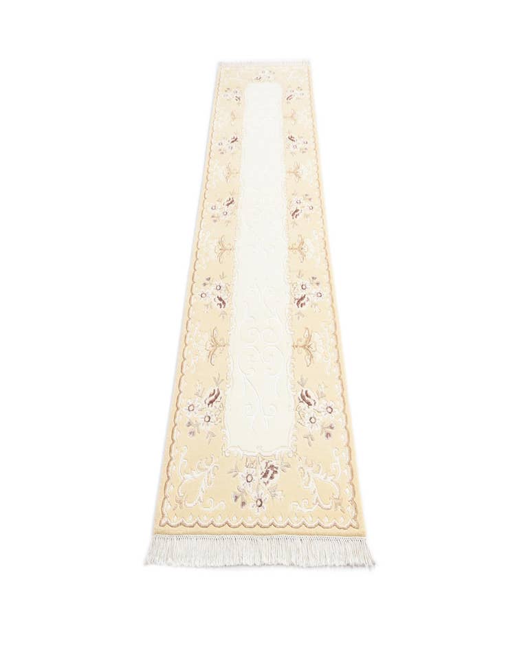 Detail image of  2' 9 x 10'  Hand Knotted Darya Wool Runner Rug