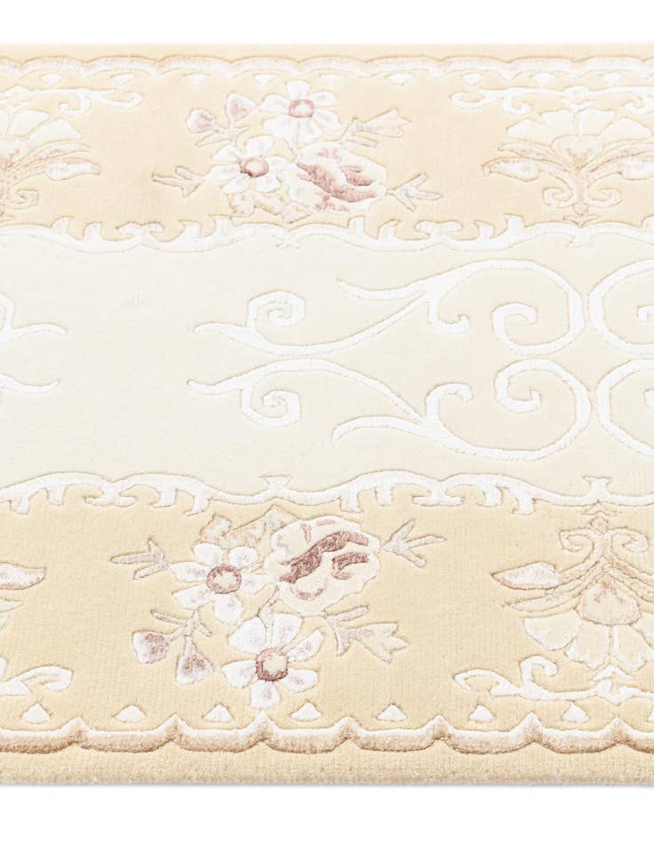 Detail image of  2' 9 x 10'  Hand Knotted Darya Wool Runner Rug