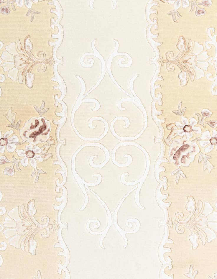 Detail image of  2' 9 x 10'  Hand Knotted Darya Wool Runner Rug