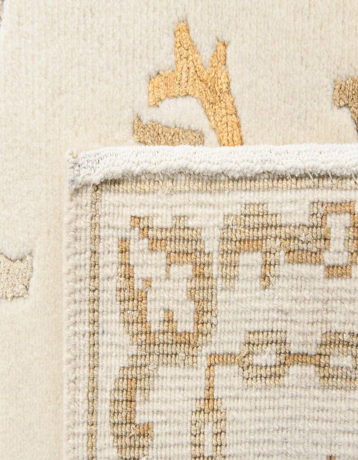 Detail image of  2' 8 x 9' 10  Hand Knotted Darya Wool Runner Rug