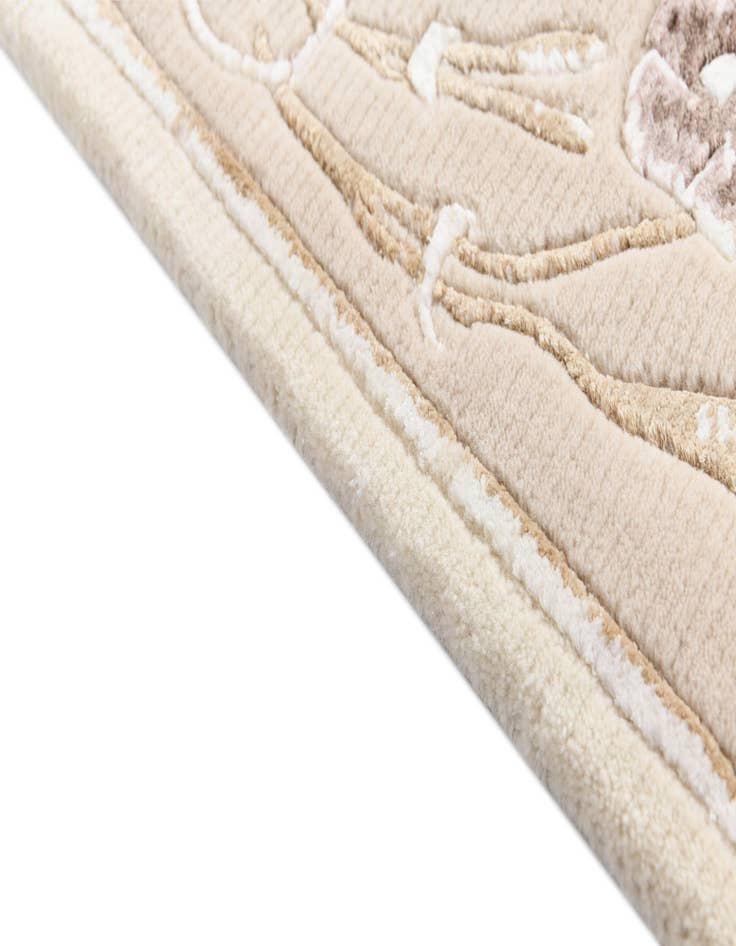 Detail image of  2' 11 x 9' 9  Hand Knotted Darya Wool Runner Rug