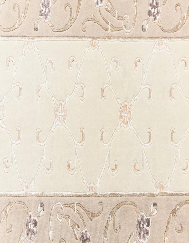 Detail image of  2' 11 x 9' 9  Hand Knotted Darya Wool Runner Rug