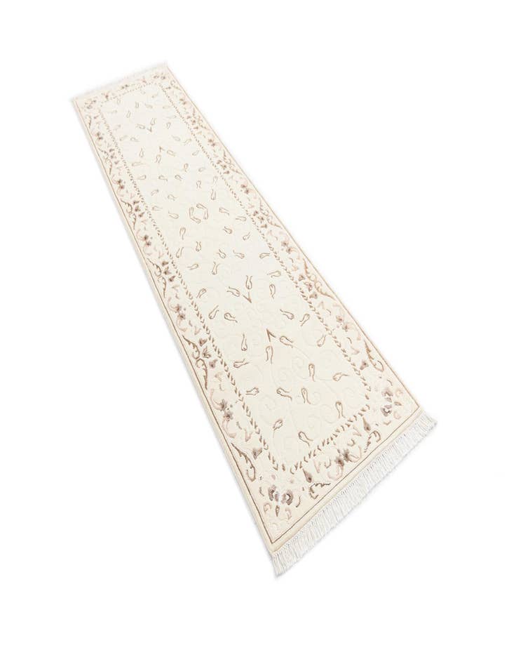 Detail image of  2' 8 x 9' 9  Hand Knotted Darya Wool Runner Rug