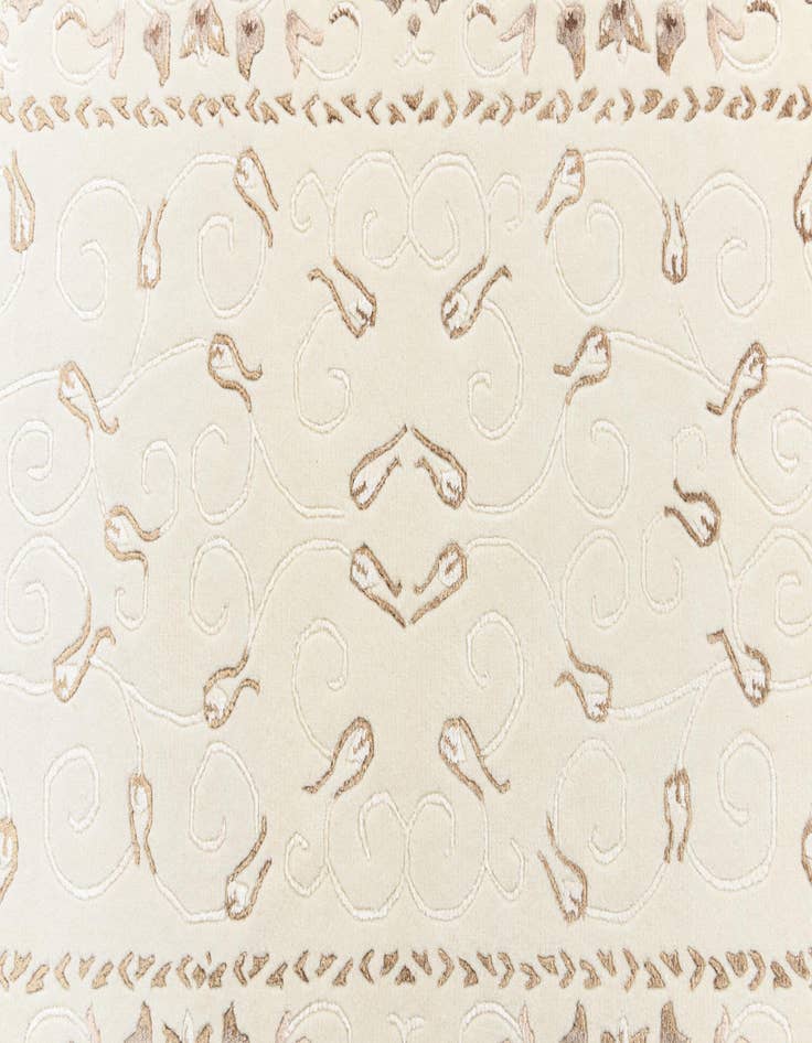 Detail image of  2' 8 x 9' 9  Hand Knotted Darya Wool Runner Rug