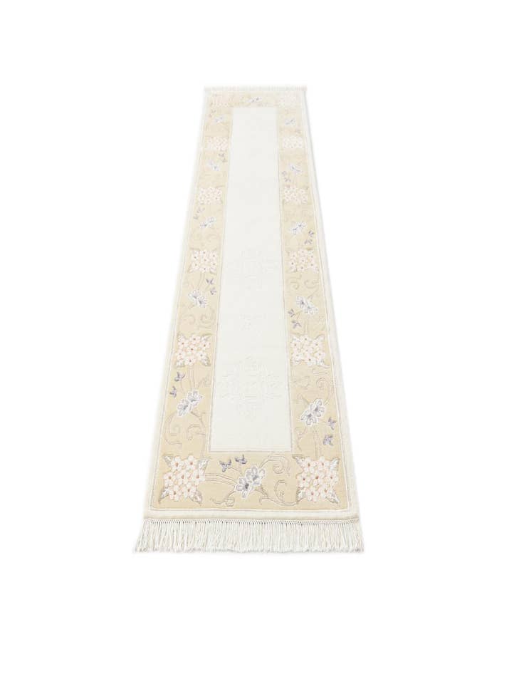 Detail image of  2' 9 x 9' 9  Hand Knotted Darya Wool Runner Rug