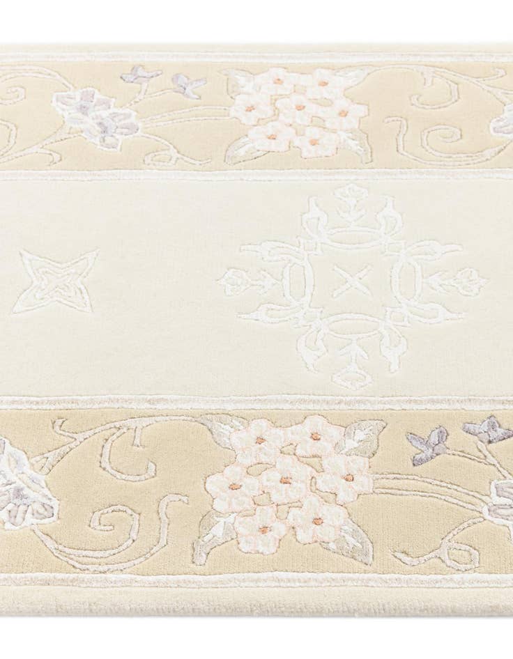 Detail image of  2' 9 x 9' 9  Hand Knotted Darya Wool Runner Rug