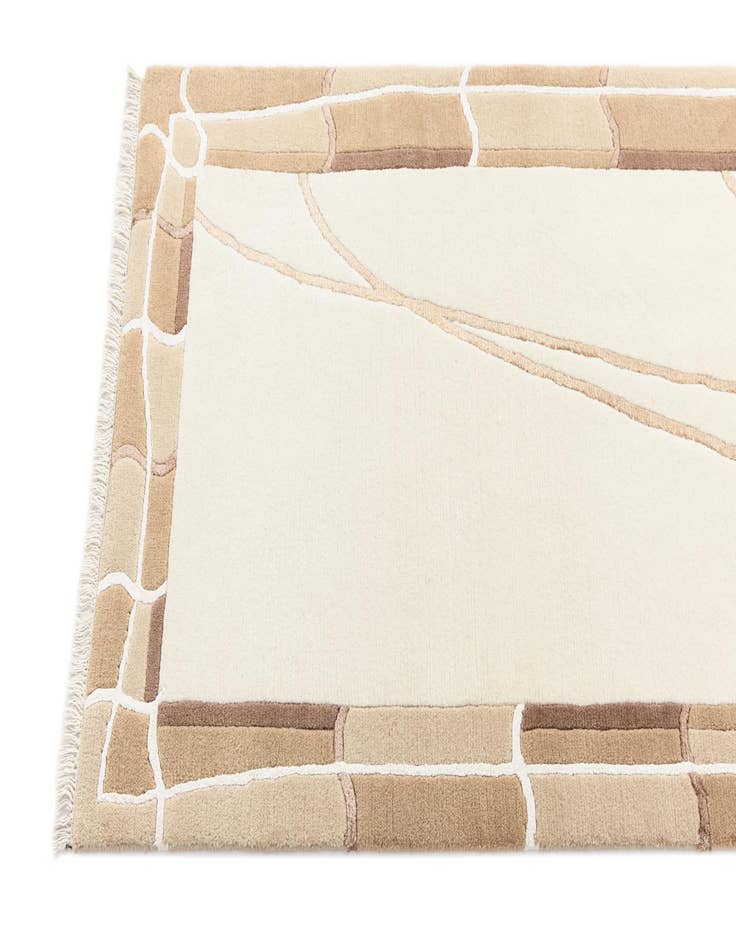 Detail image of  2' 7 x 9' 7  Hand Knotted Darya Wool Runner Rug