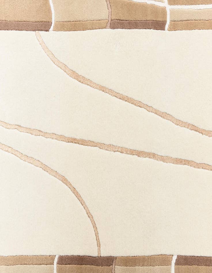 Detail image of  2' 7 x 9' 7  Hand Knotted Darya Wool Runner Rug