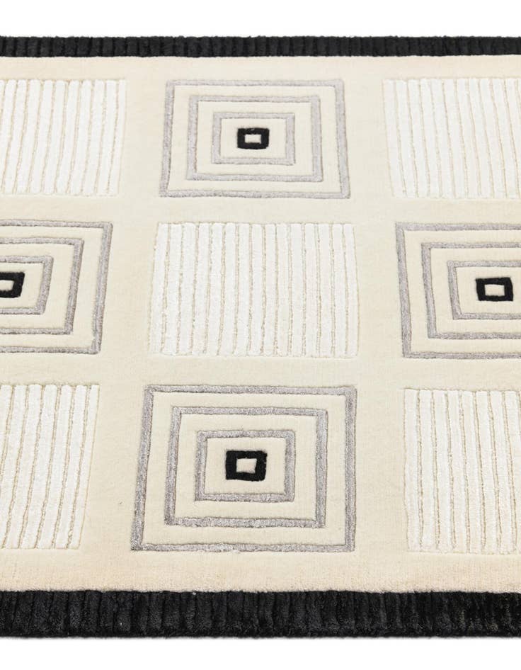 Detail image of  2' 7 x 9' 9  Hand Knotted Darya Wool Runner Rug