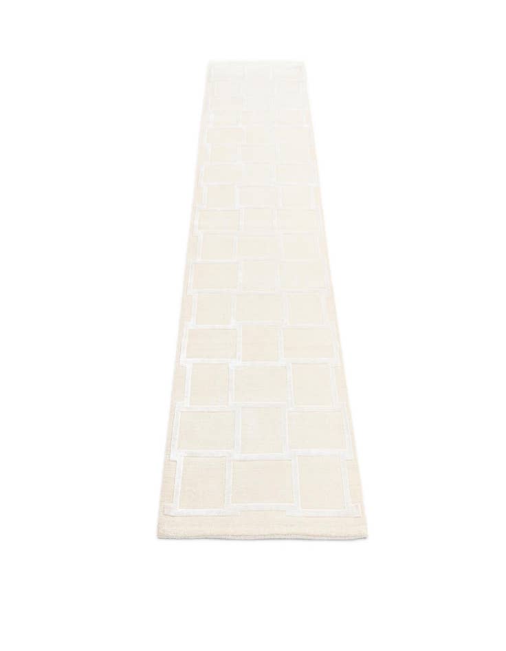 Detail image of  2' 10 x 9' 10  Hand Knotted Darya Wool Runner Rug