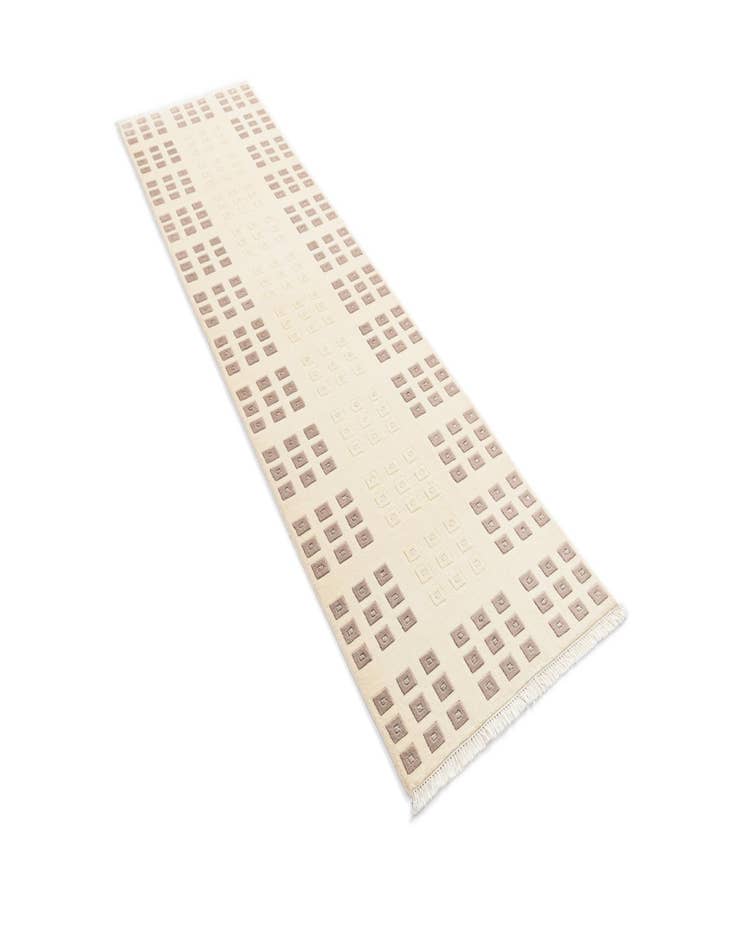 Detail image of  2' 7 x 9' 9  Hand Knotted Darya Wool Runner Rug