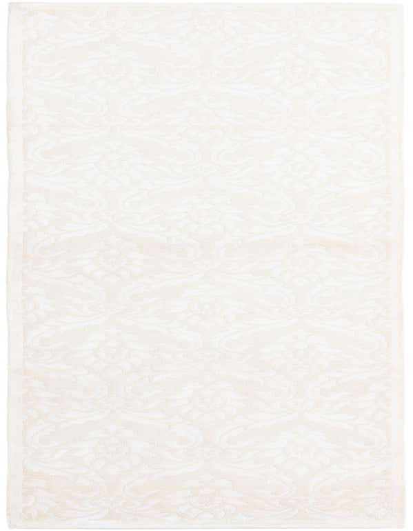 A 10 ft runner rug in shades of brown and cream, featuring a subtle modern Persian pattern, ideal for a hallway.