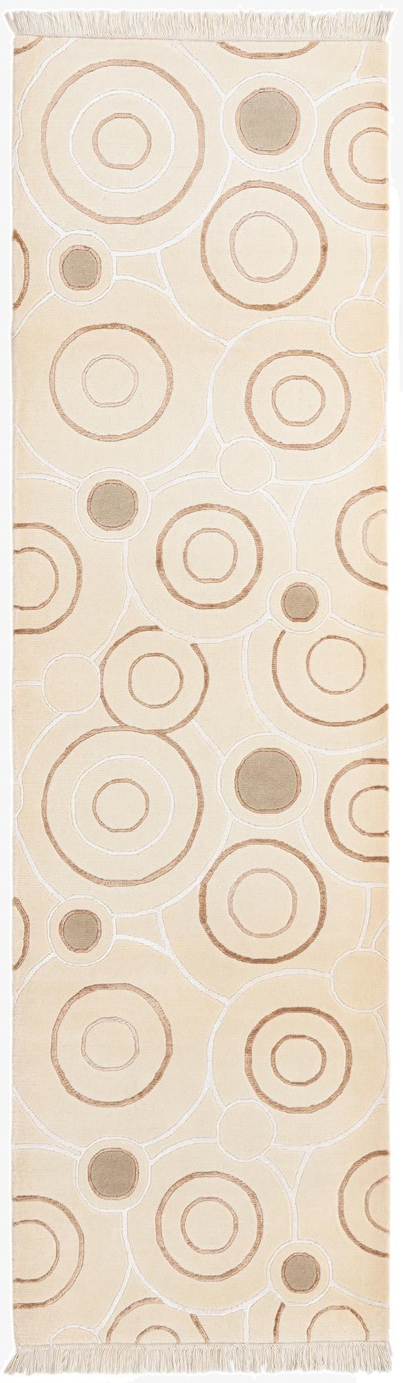  2' 9 x 9' 7  Hand Knotted Darya Wool Runner Rug