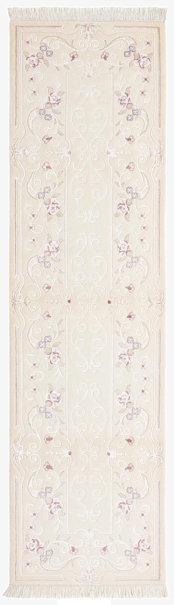  2' 8 x 9' 11  Hand Knotted Darya Wool Runner Rug