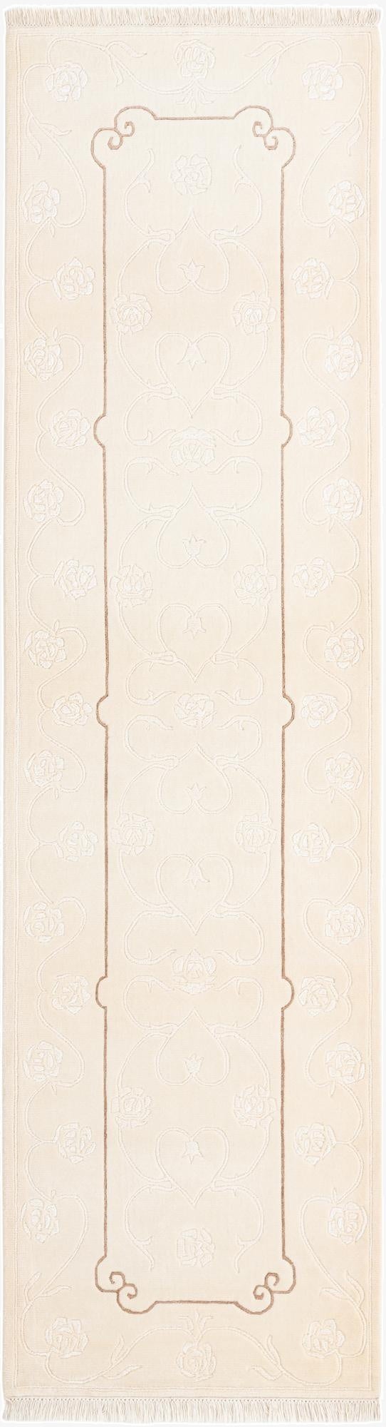  2' 9 x 9' 8  Hand Knotted Darya Wool Runner Rug