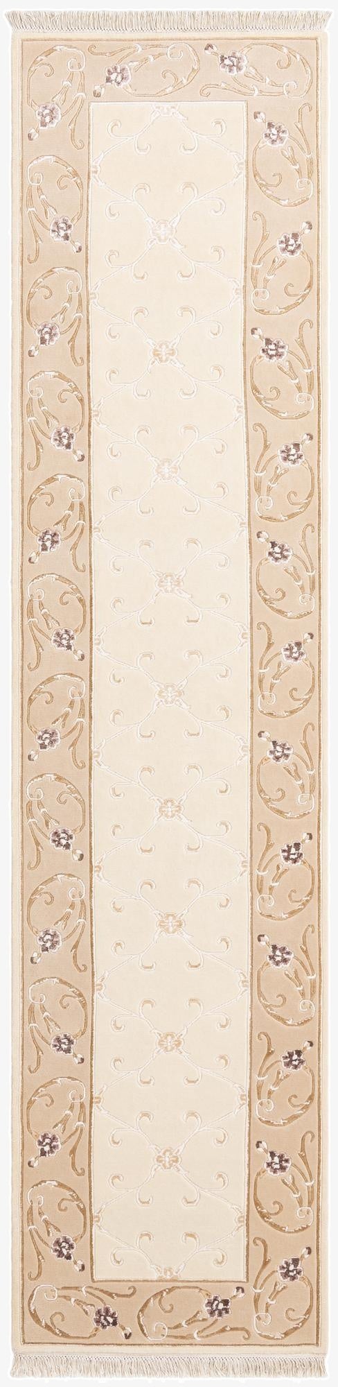  2' 10 x 13' 1  Hand Knotted Darya Wool Runner Rug