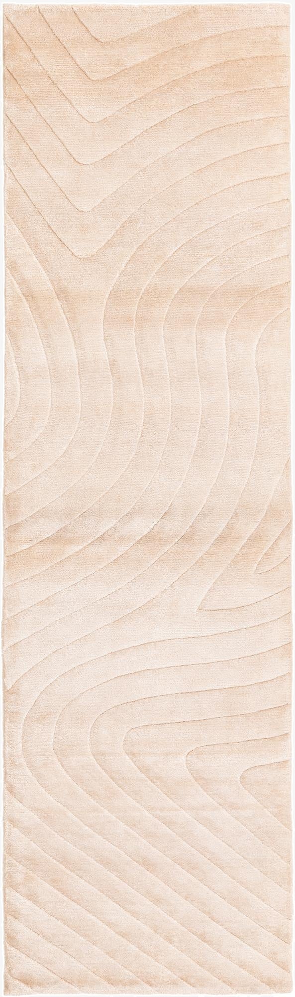  2' 7 x 9' 10  Hand Knotted Darya Wool Runner Rug