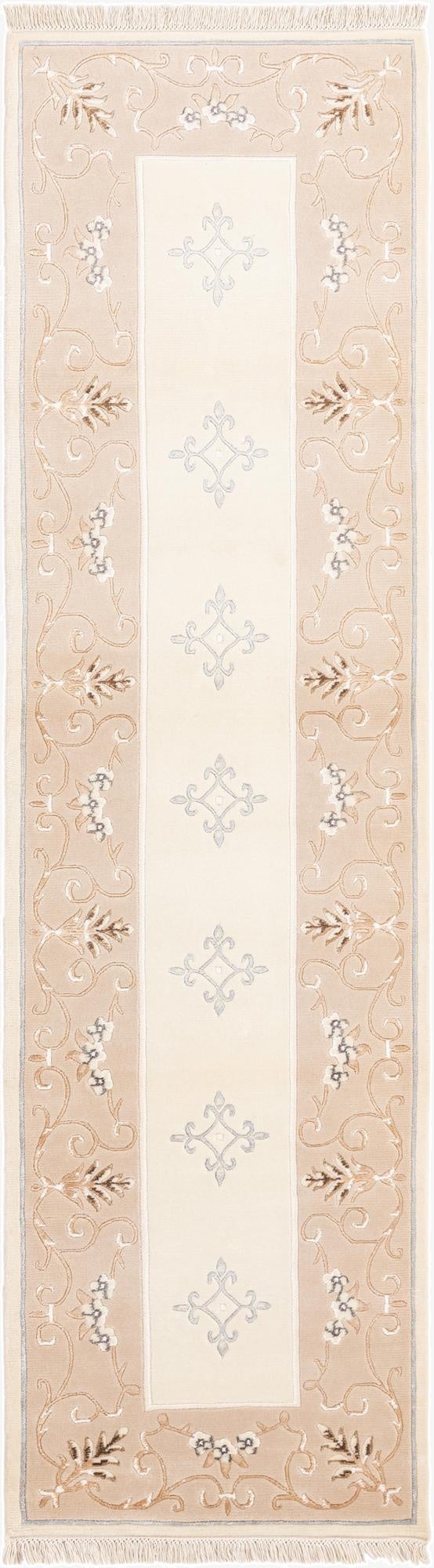  2' 9 x 9' 11  Hand Knotted Darya Wool Runner Rug