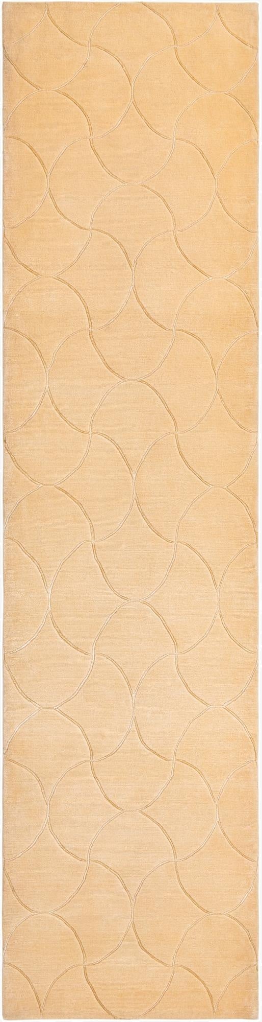  3' 5 x 13' 9  Hand Knotted Darya Wool Runner Rug