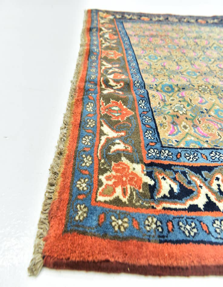 Detail image of  5' 2 x 10' 2  Hand Knotted Farahan Persian Wool Runner Rug