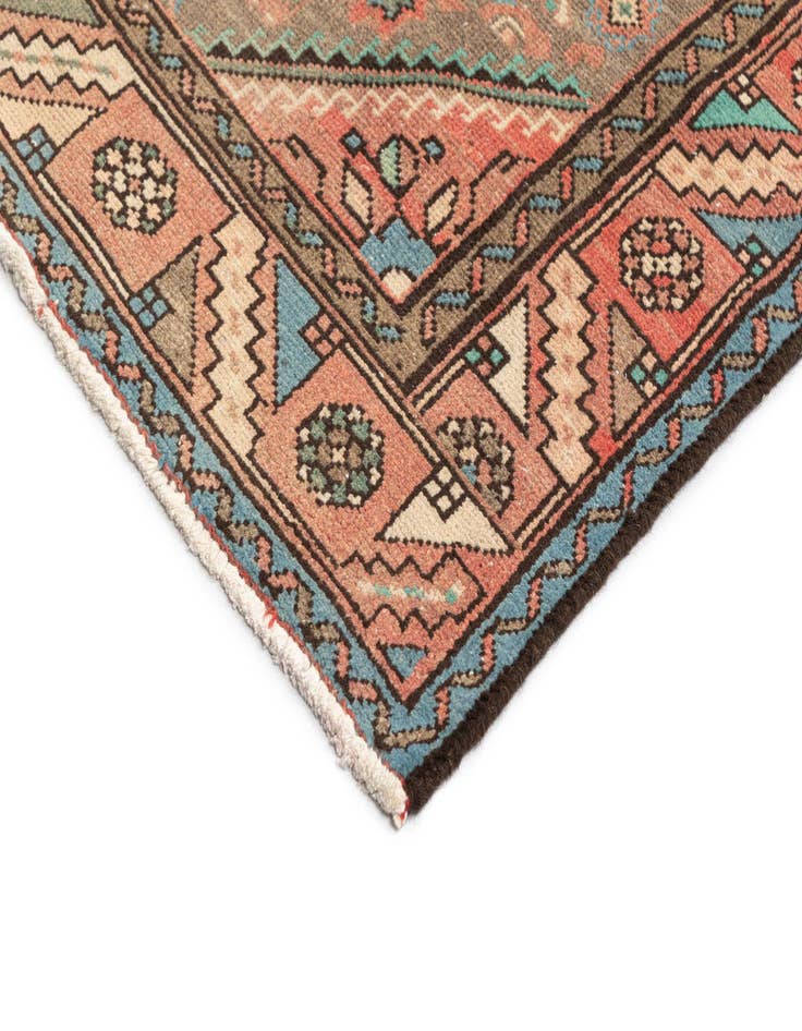 Detail image of  3' 6 x 10' Hamedan Wool Runner Rug