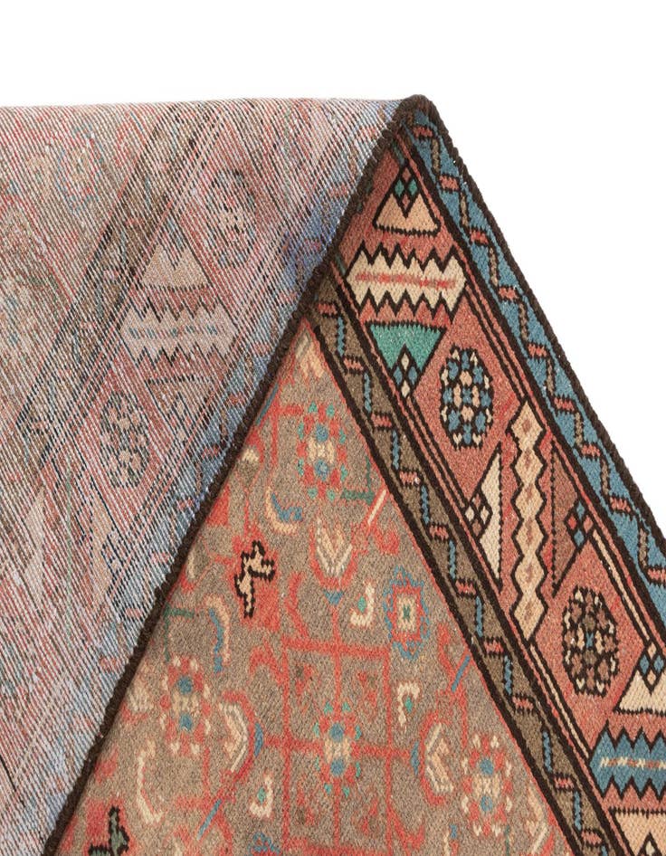 Detail image of  3' 6 x 10' Hamedan Wool Runner Rug