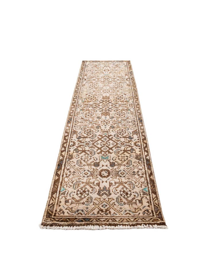 Detail image of  1' 10 x 7' 1  Hand Knotted Hamedan Runner Rug