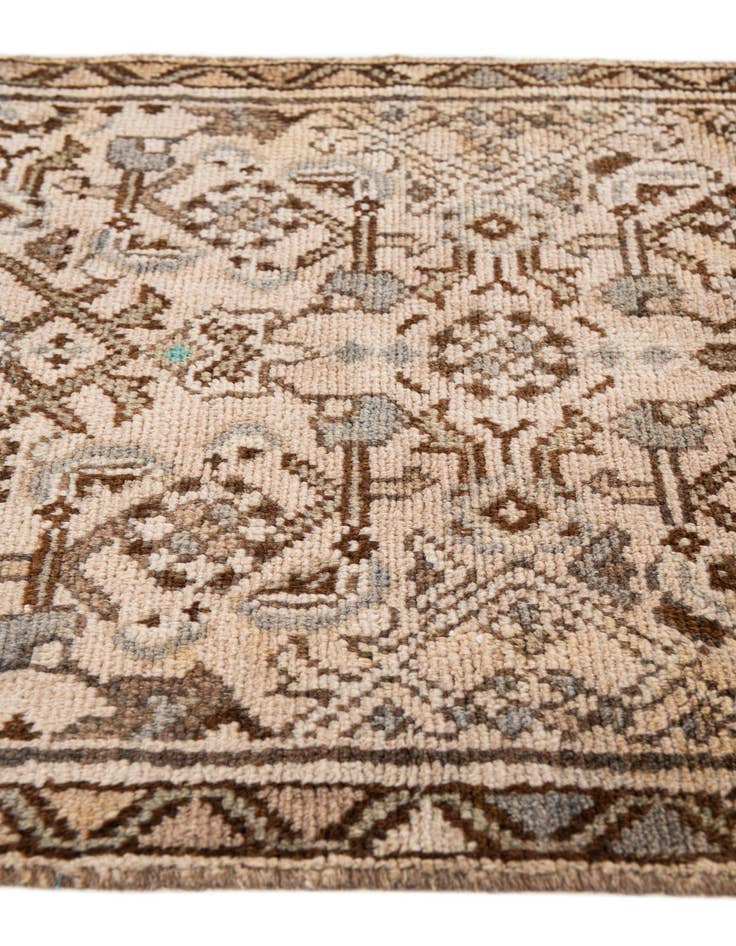 Detail image of  1' 10 x 7' 1  Hand Knotted Hamedan Runner Rug