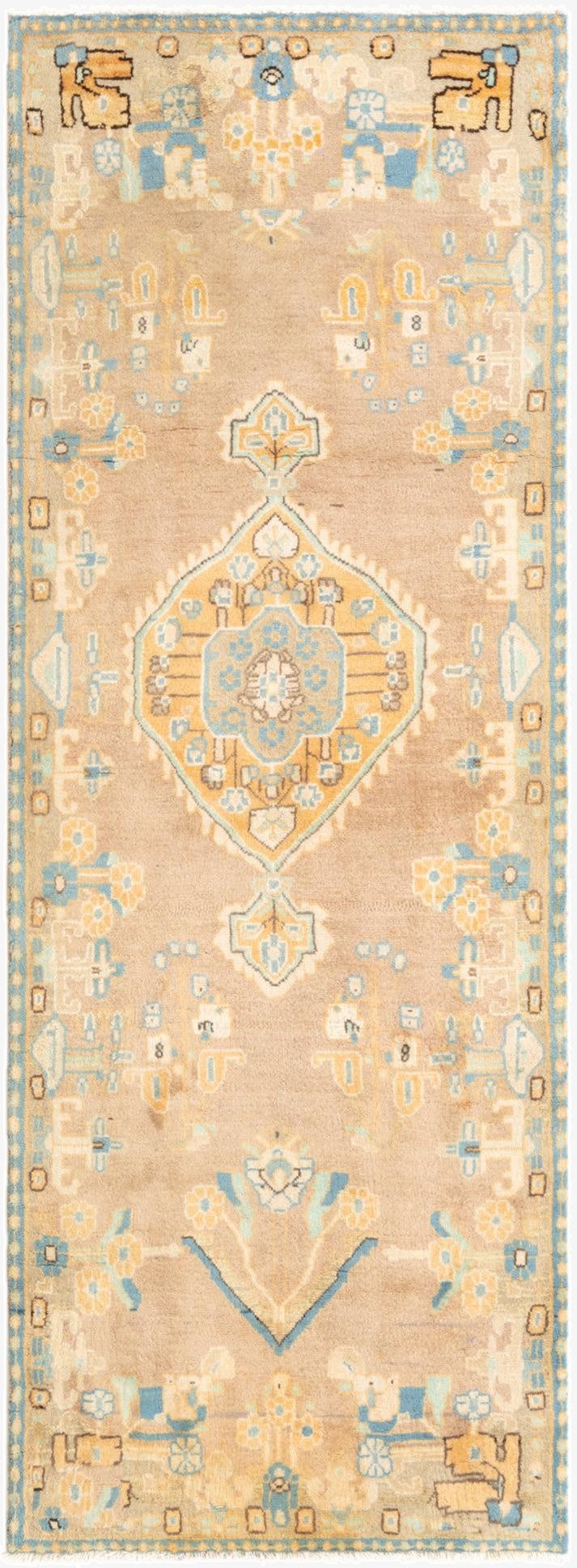 2' 8 x 7' 6 Hamedan Runner Rug