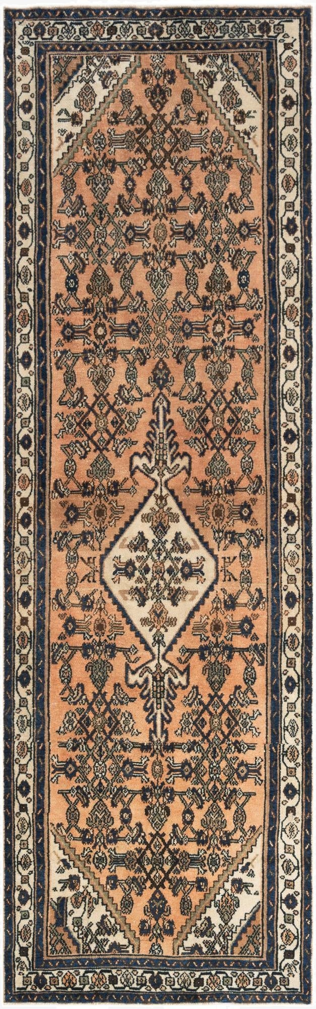  3' 6 x 11' 10 Hamedan Runner Rug