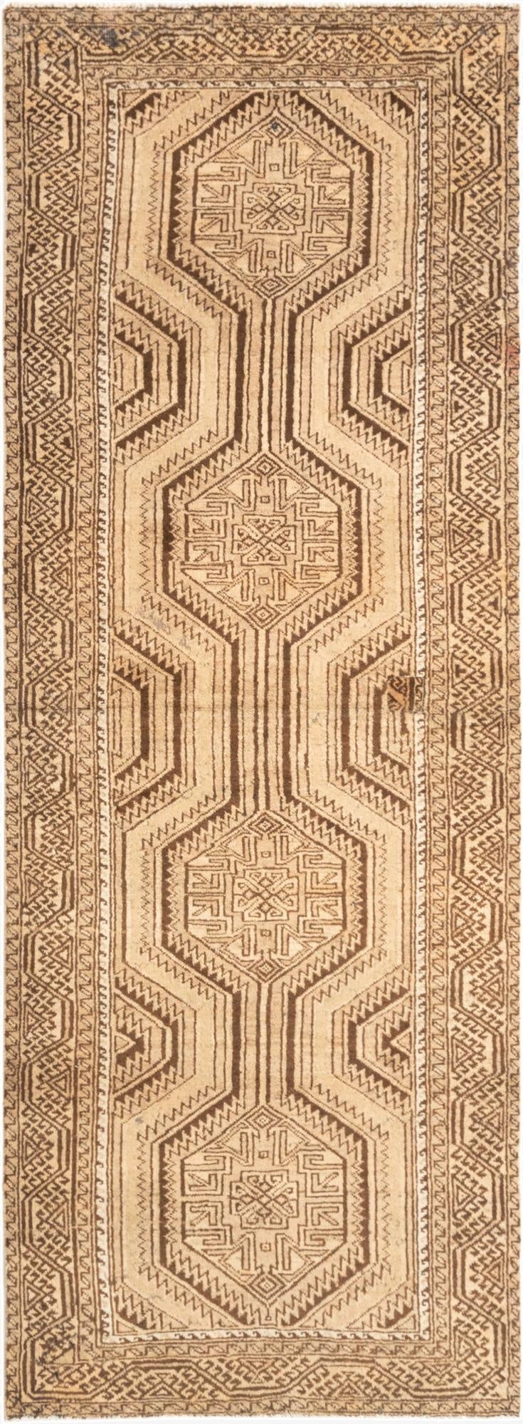  3' 7 x 9' 10 Hamedan Runner Rug