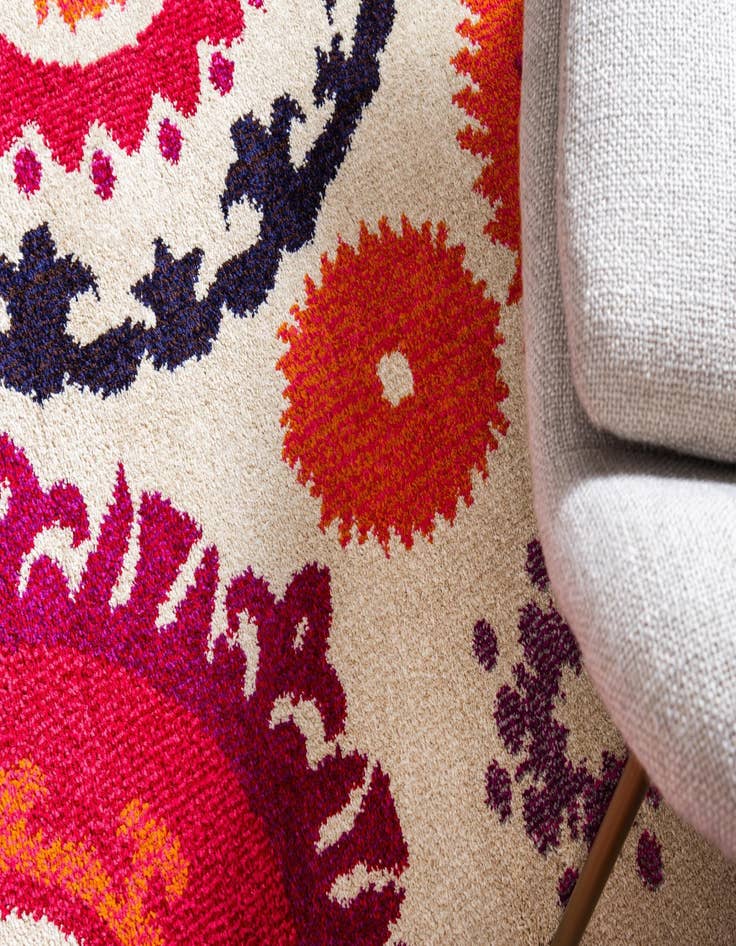 Detail image of 2' 7 x 10' Washable Hyacinth Runner Rug