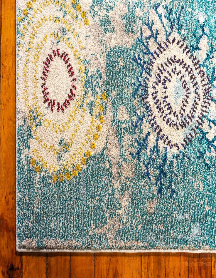 Detail image of  2' 2 x 6' 9  Washable Hyacinth Runner Rug