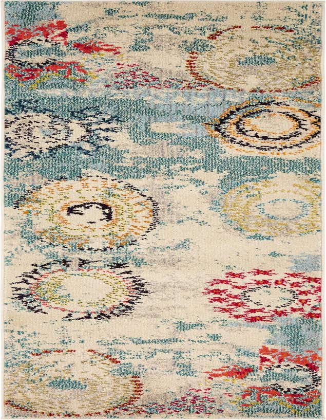 Primary image  2' 2 x 6' 9  Washable Hyacinth Runner Rug
