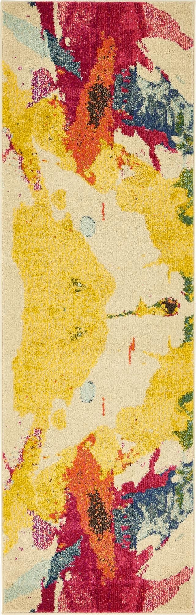  2' 2 x 6' 9  Washable Hyacinth Runner Rug