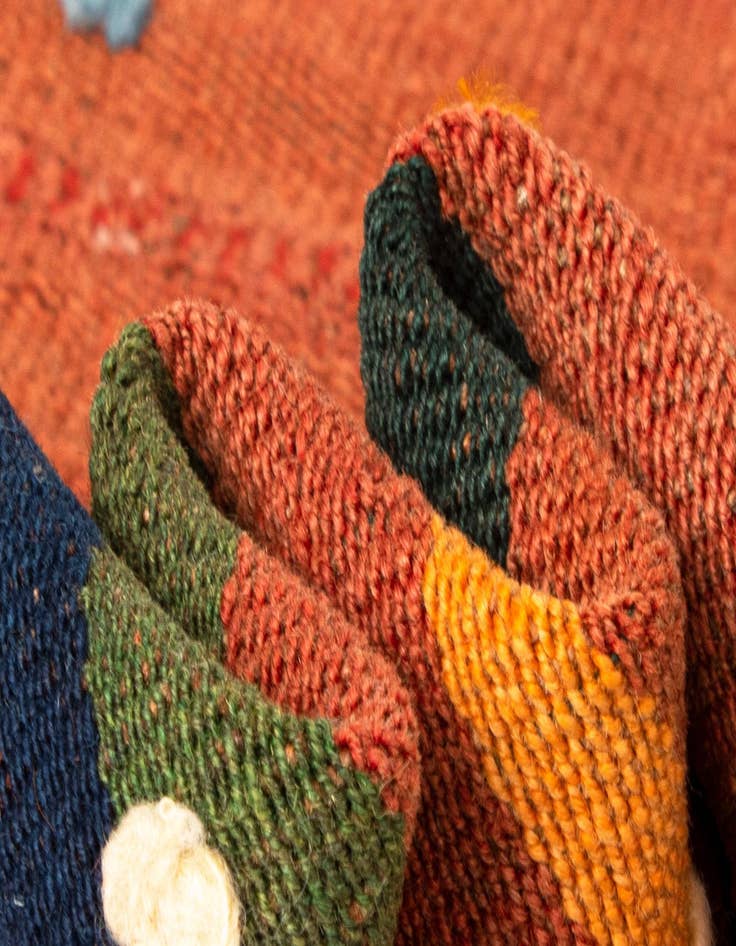 Detail image of  5' 6 x 11' 5 Jajim Wool Runner Rug